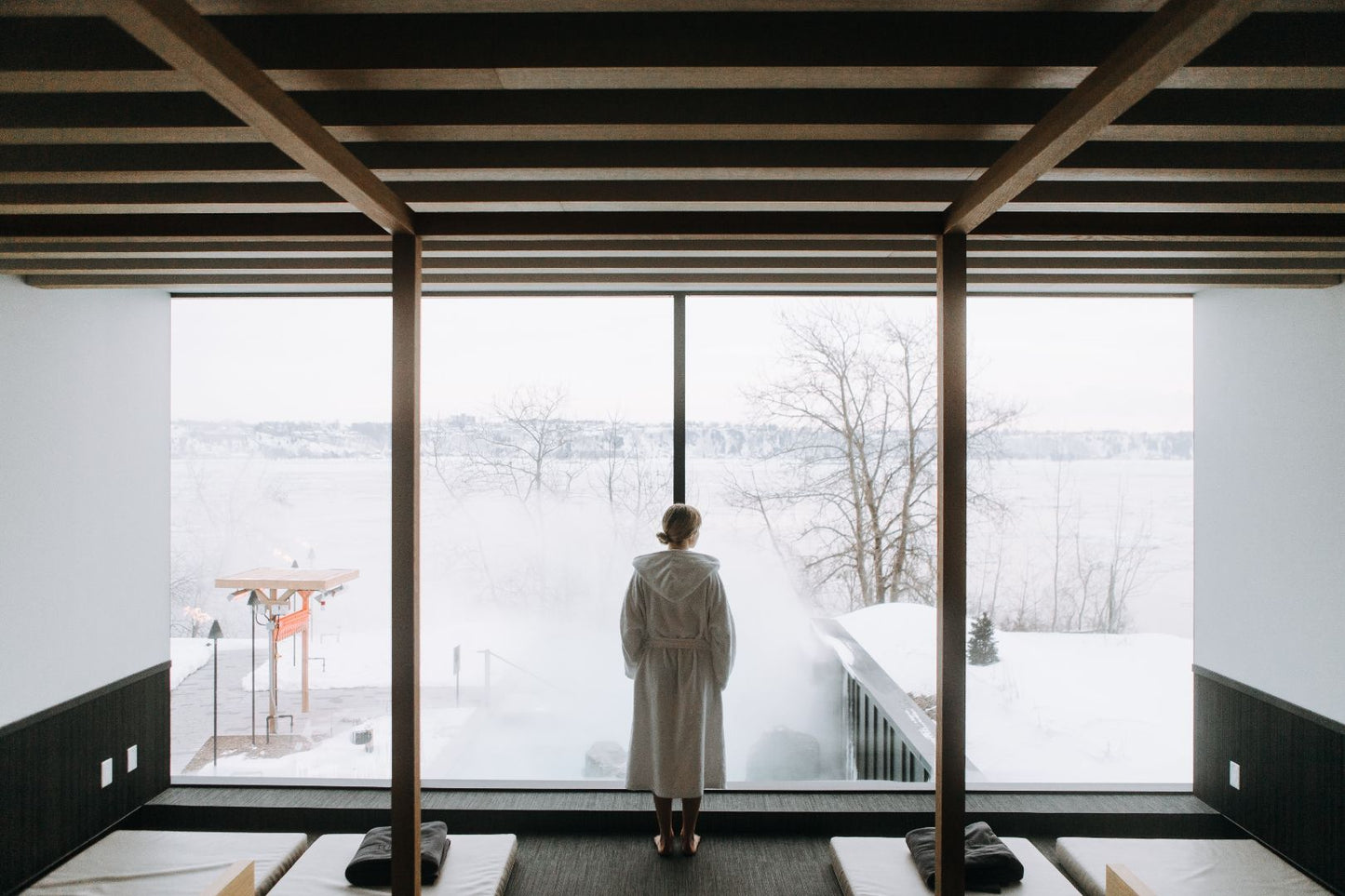 Entrée à l'expérience thermale - ( Vieux-Québec )