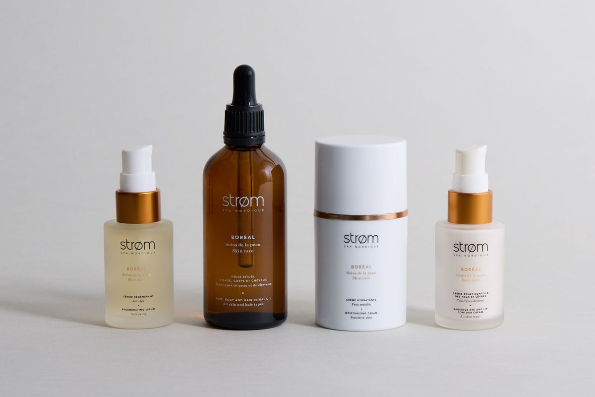 Trousse BORÉAL rituel régénérant et fermeté - ( Strøm spa nordique )