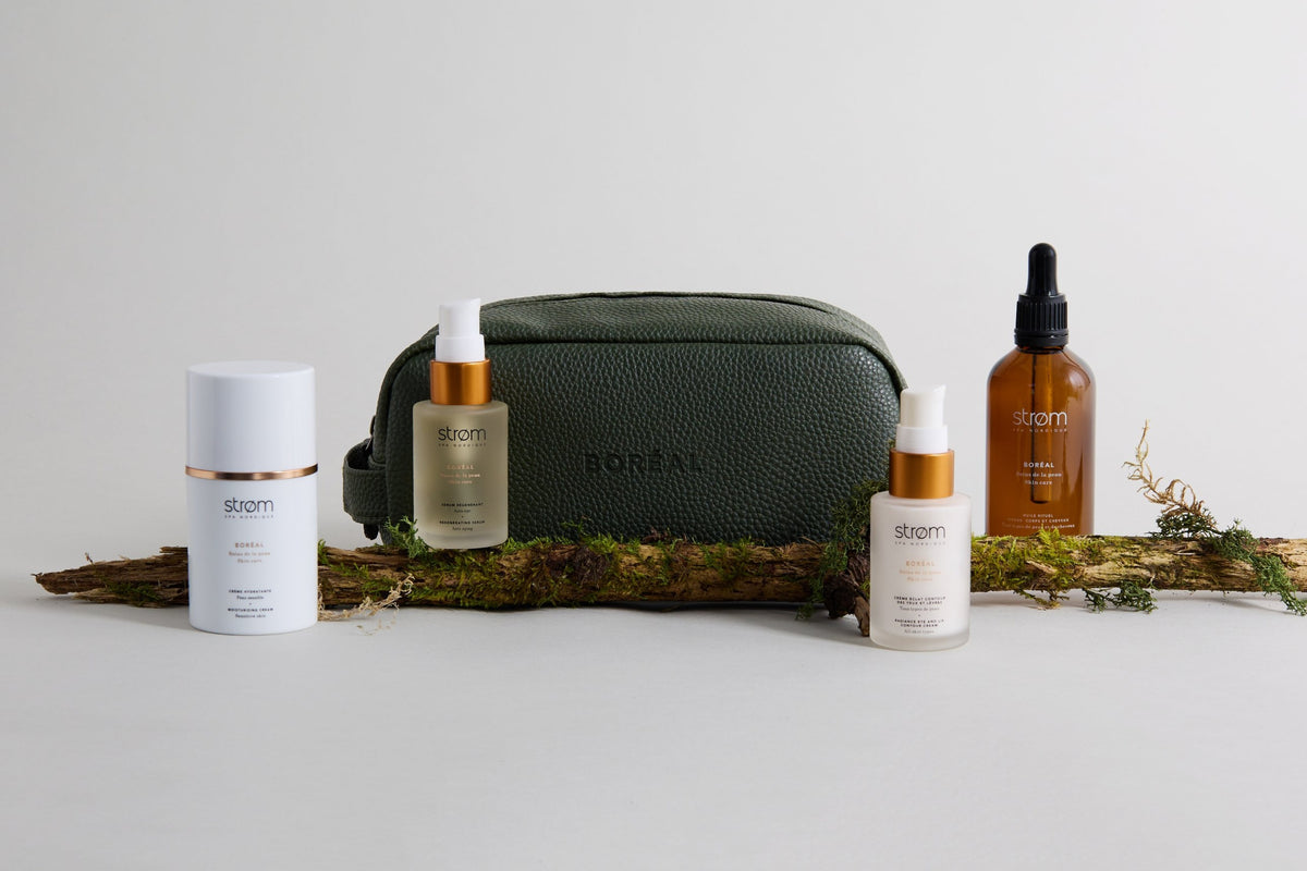 Trousse BORÉAL rituel régénérant et fermeté - ( Strøm spa nordique )