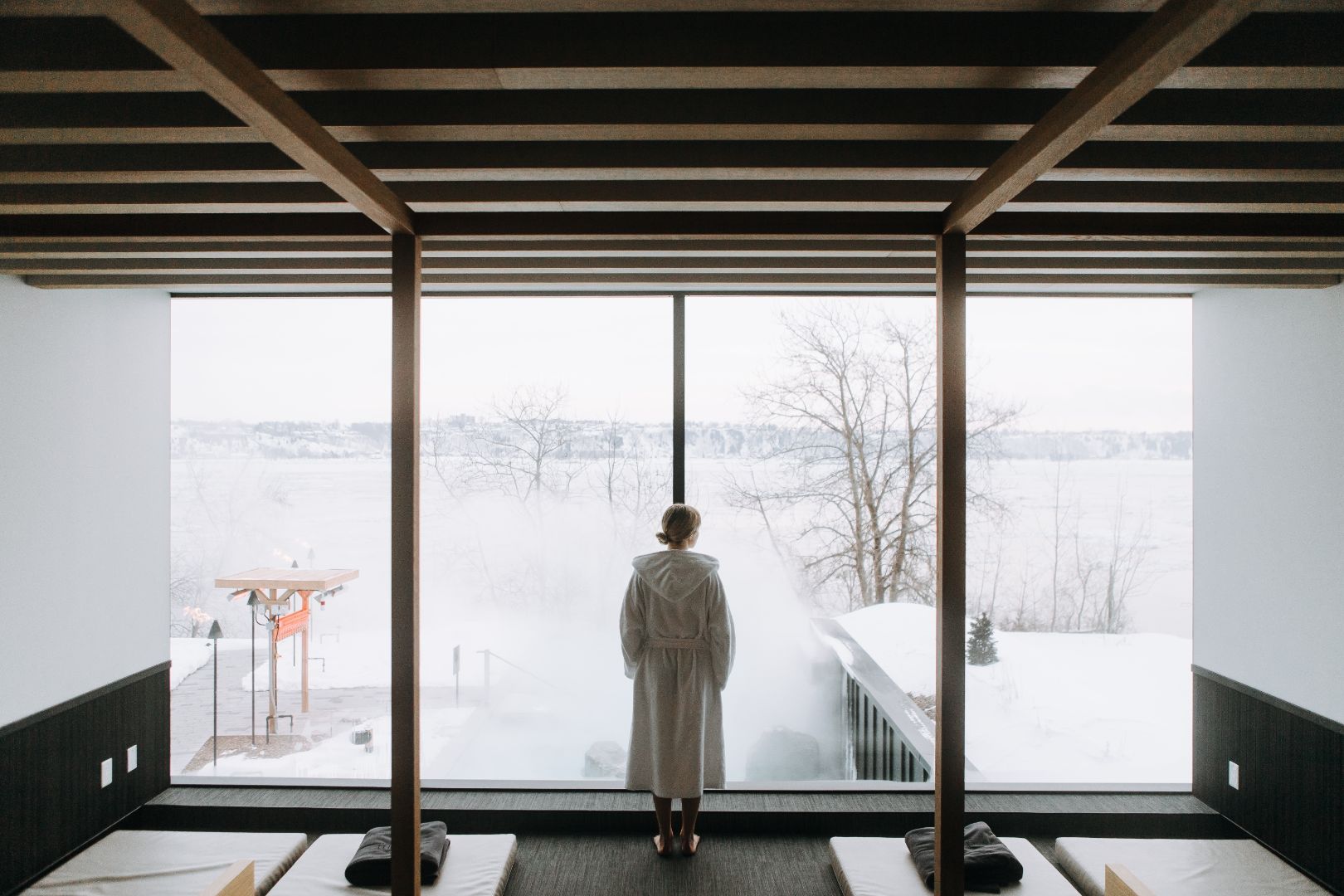 Entrée à l'expérience thermale - ( Vieux-Québec )