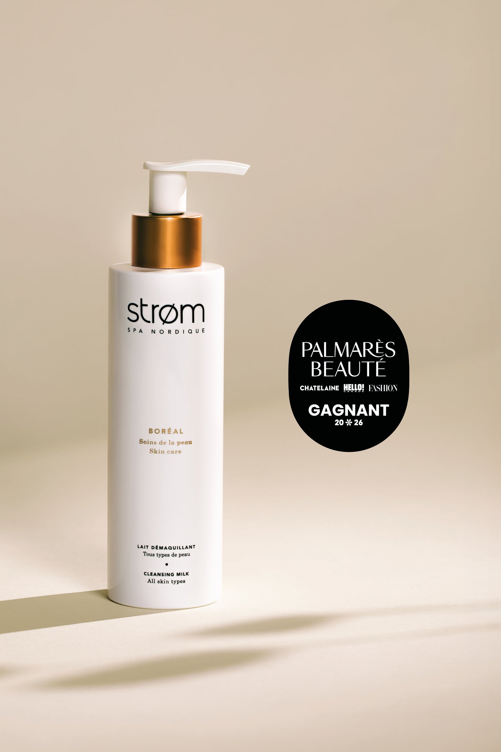 Lait démaquillant - ( Strøm spa nordique )