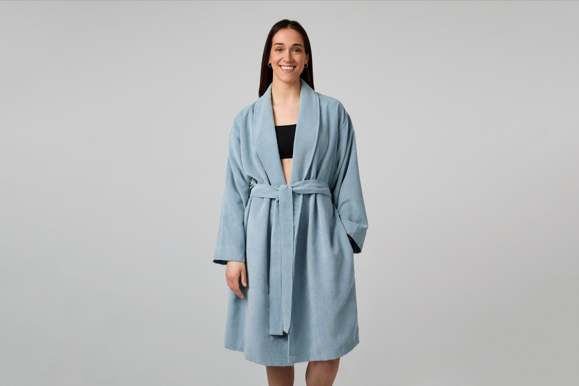 Peignoir d'été - Bleu ( Strøm spa nordique )