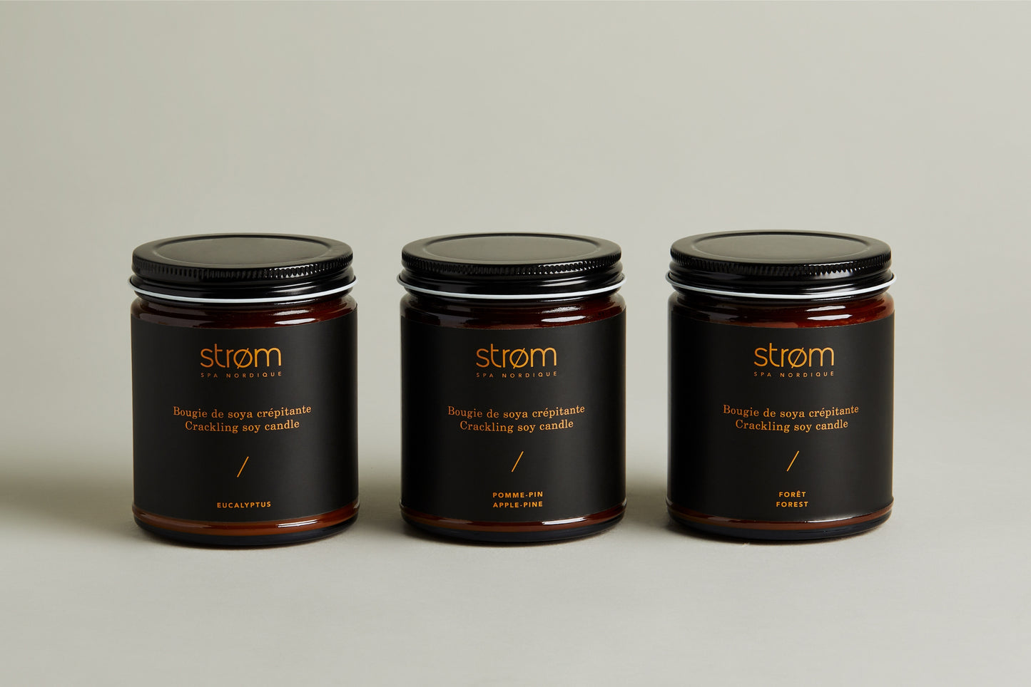 Coffret de bougies - ( Strøm spa nordique )