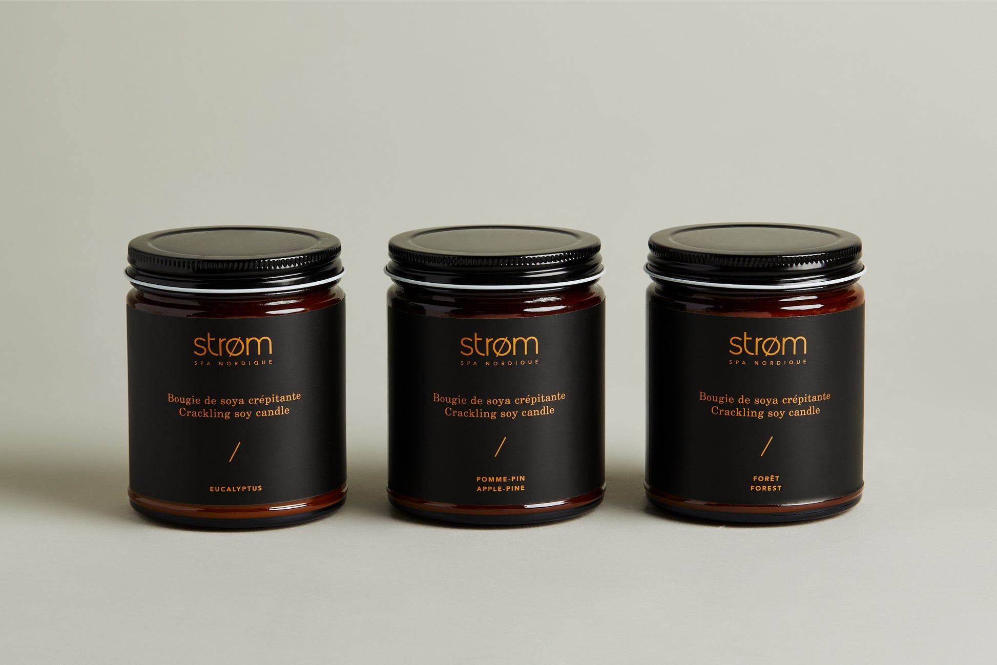 Coffret de bougies - ( Strøm spa nordique )
