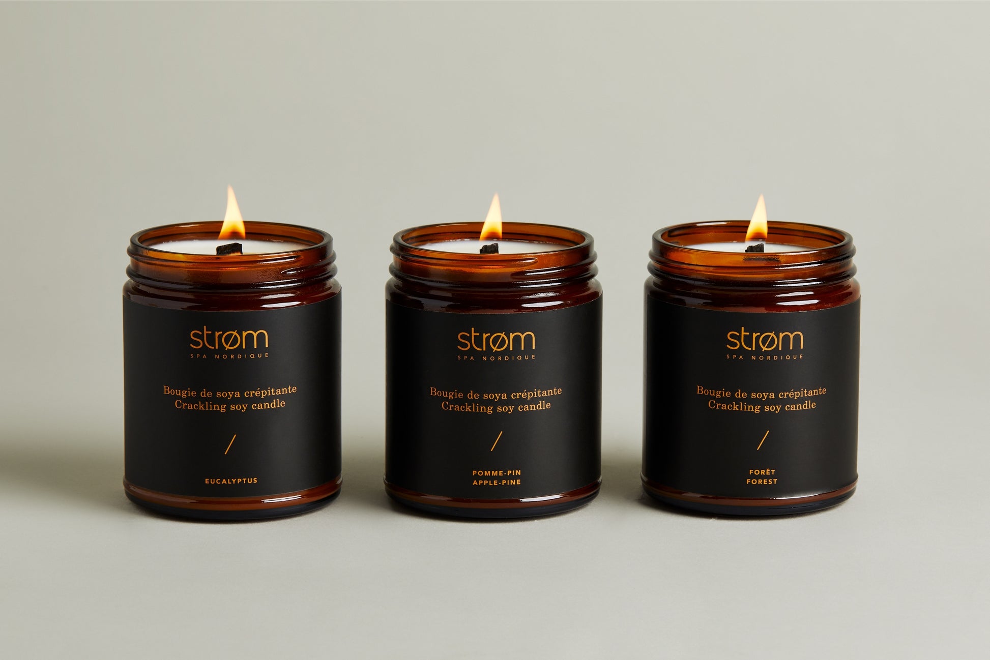 Coffret de bougies - ( Strøm spa nordique )