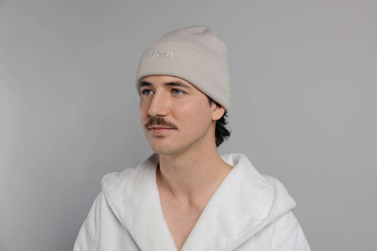 Tuque tricot à revers - Gris froid ( Strøm spa nordique )