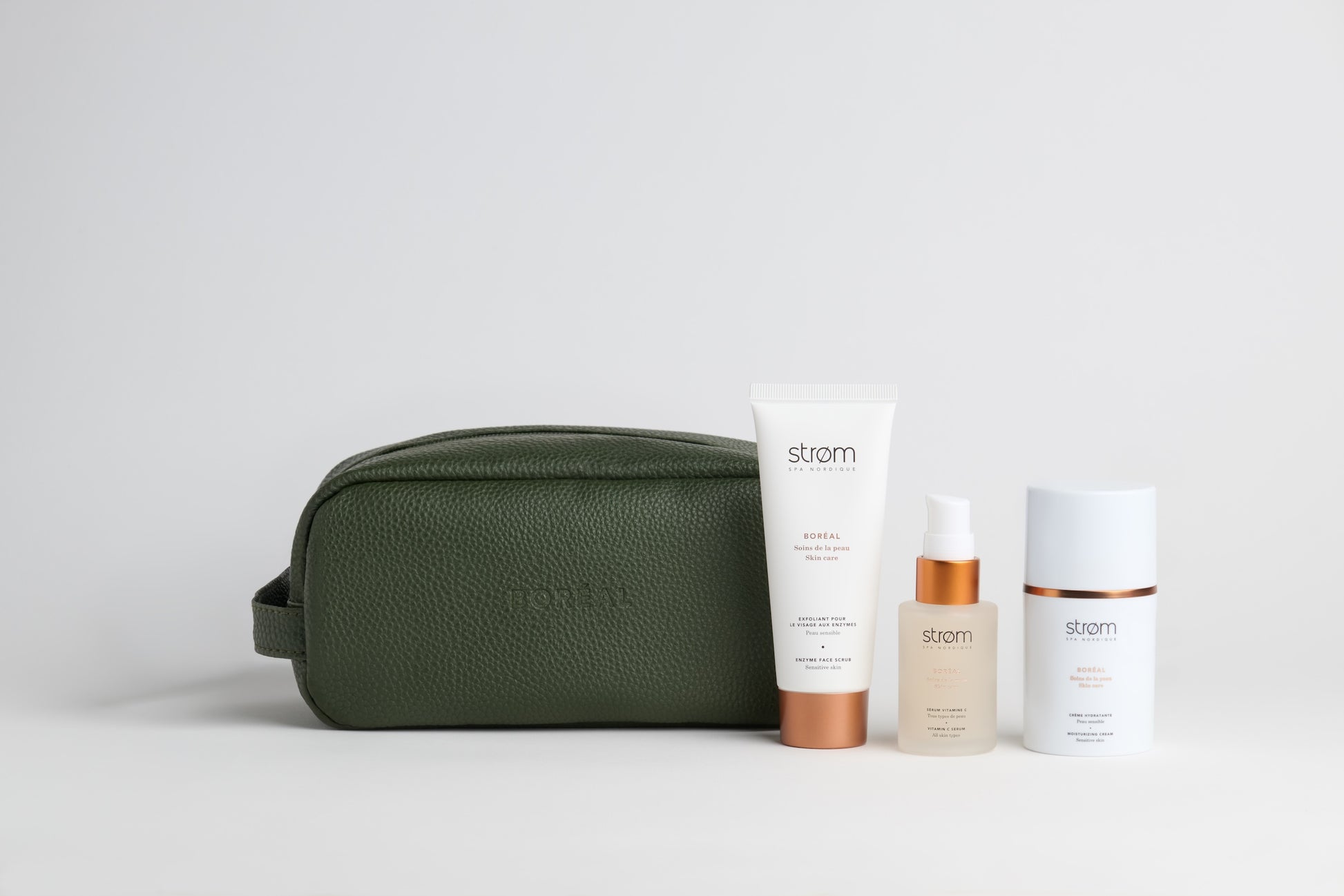 Trousse BORÉAL – Peau sensible - ( Strøm spa nordique )