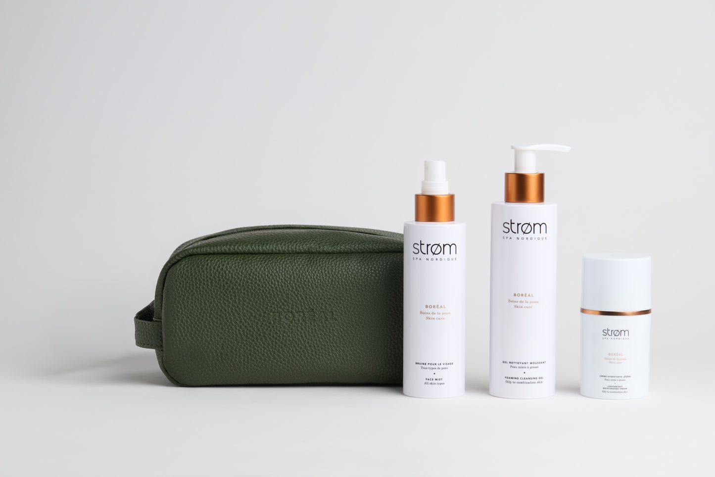 Trousse BORÉAL – Peau mixte à grasse - ( Strøm spa nordique )