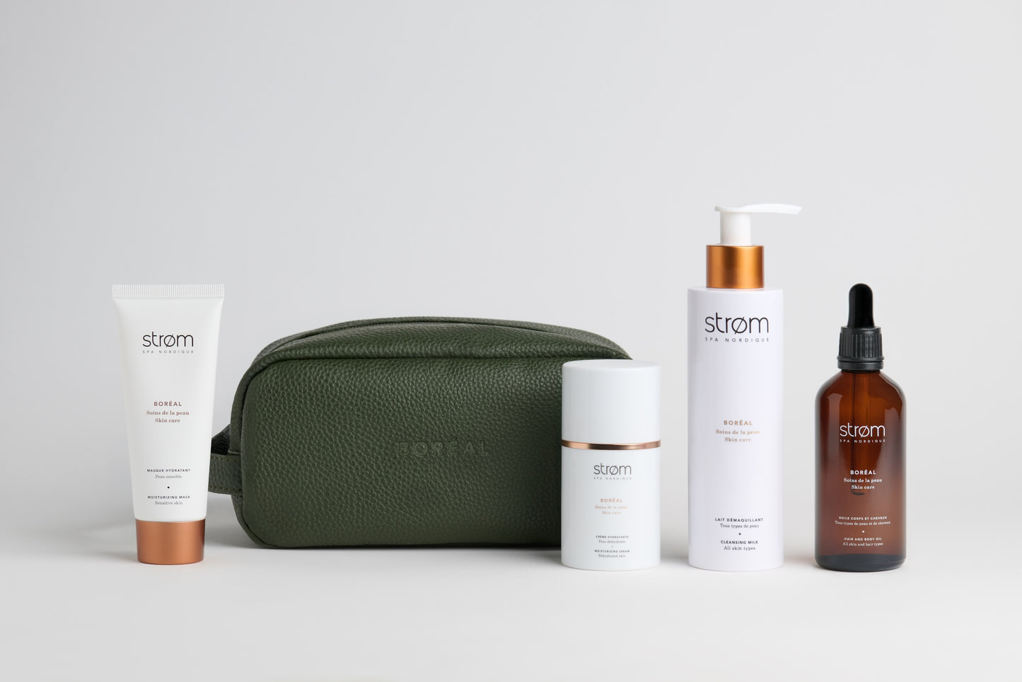 Trousse BORÉAL – Peau déshydratée - ( Strøm spa nordique )
