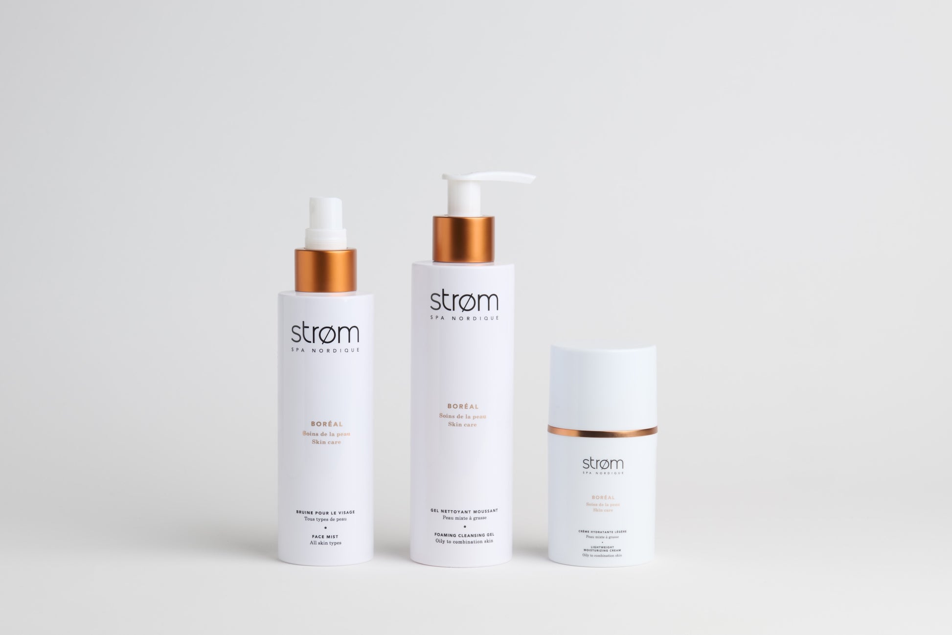 Trousse BORÉAL – Peau mixte à grasse - ( Strøm spa nordique )