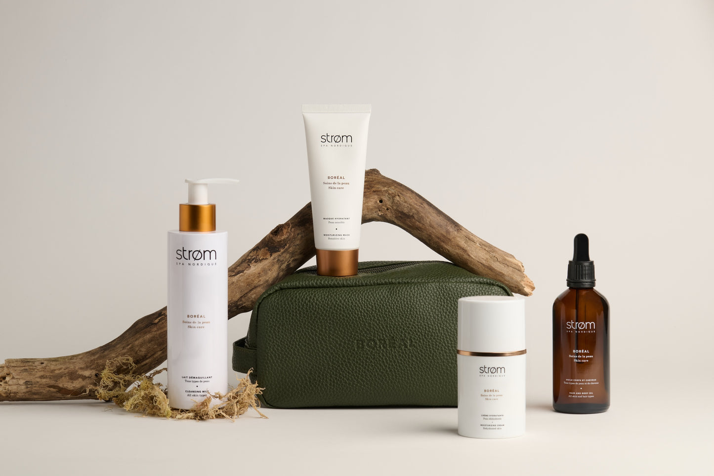 Trousse BORÉAL – Peau déshydratée - ( Strøm spa nordique )