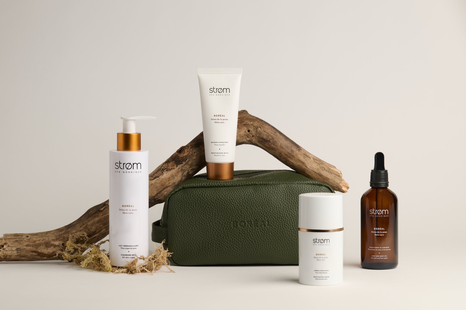 Trousse BORÉAL – Peau déshydratée - ( Strøm spa nordique )