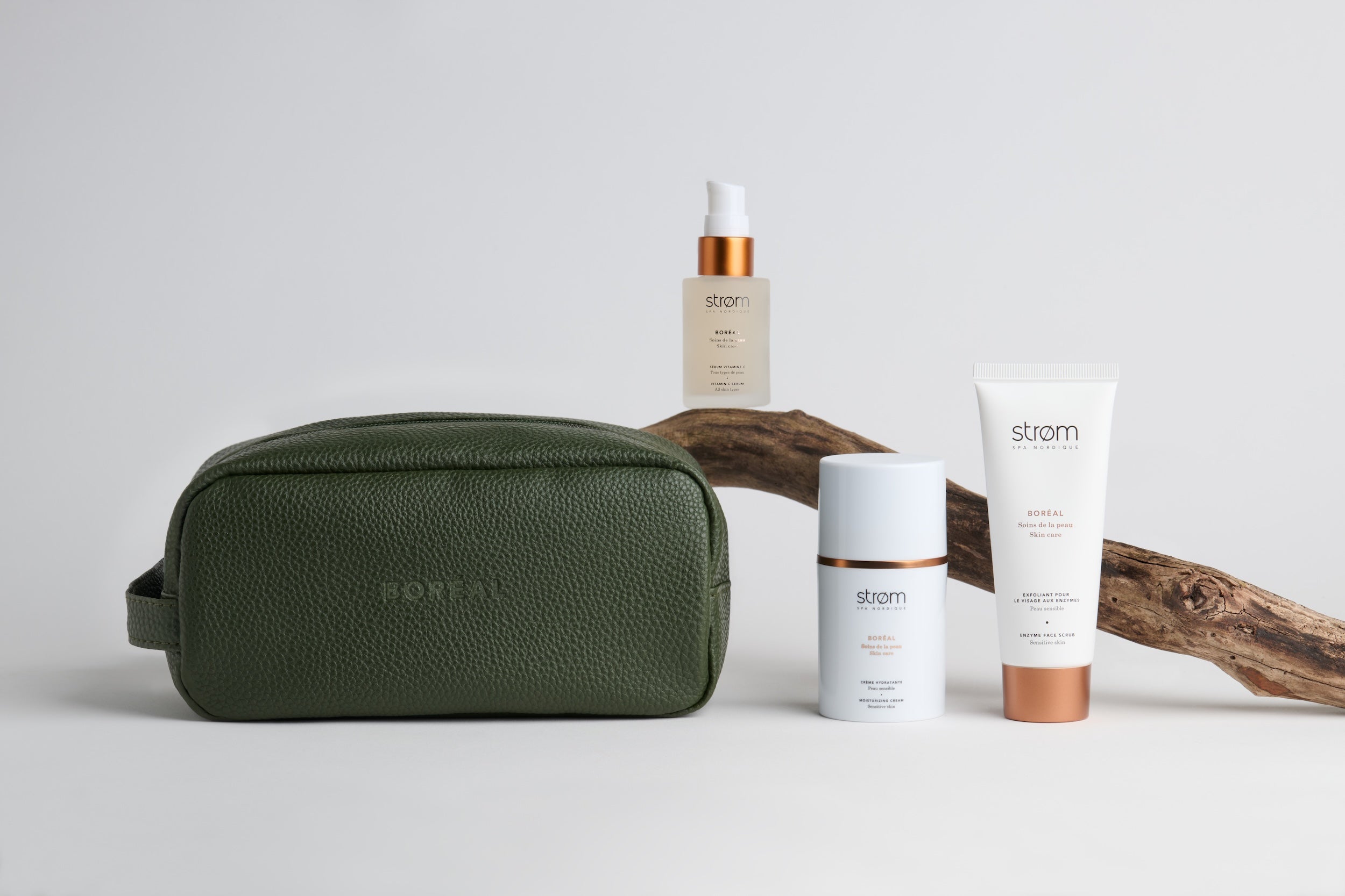 Trousse BORÉAL – Peau sensible - ( Strøm spa nordique )