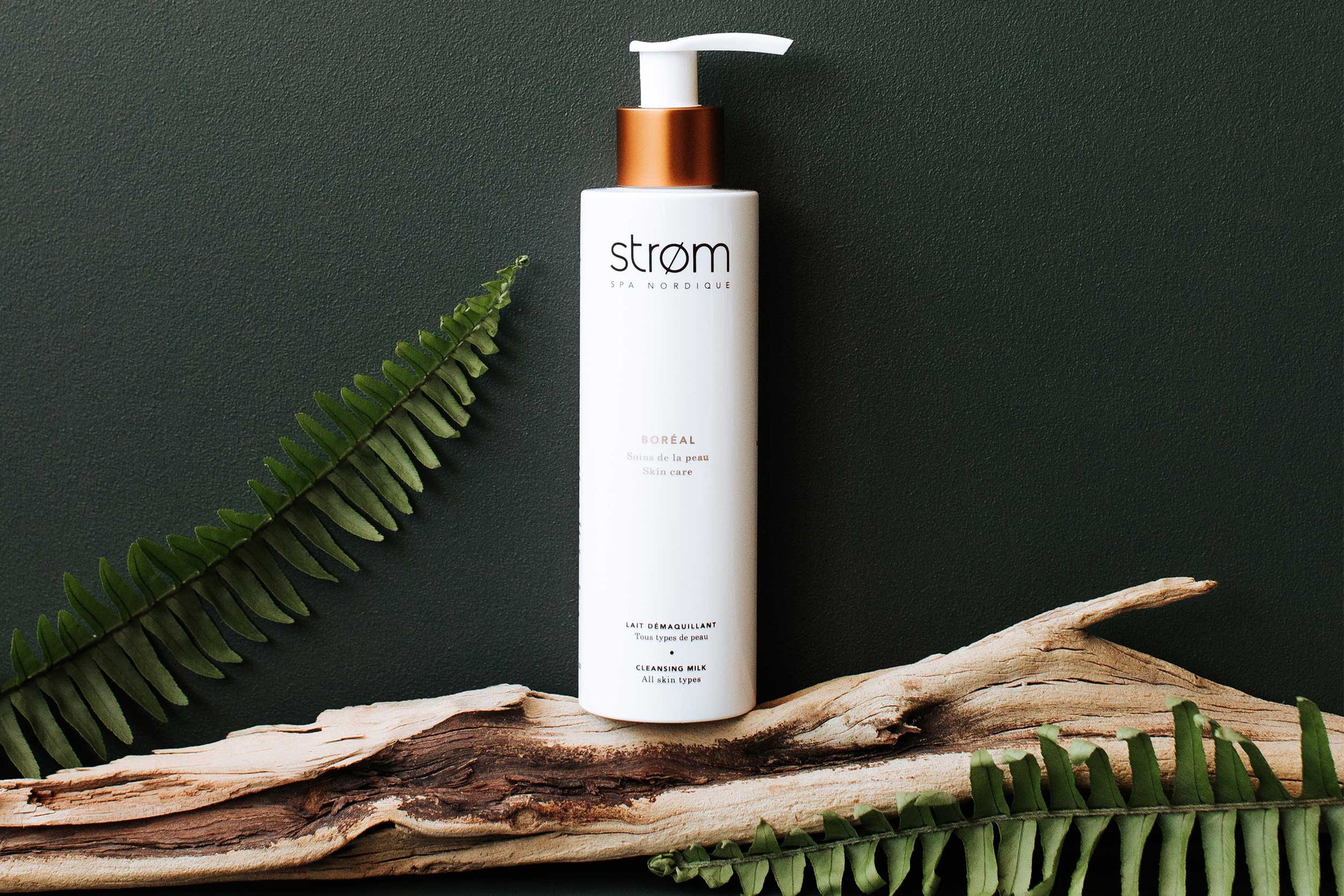 Lait démaquillant - ( Strøm spa nordique )