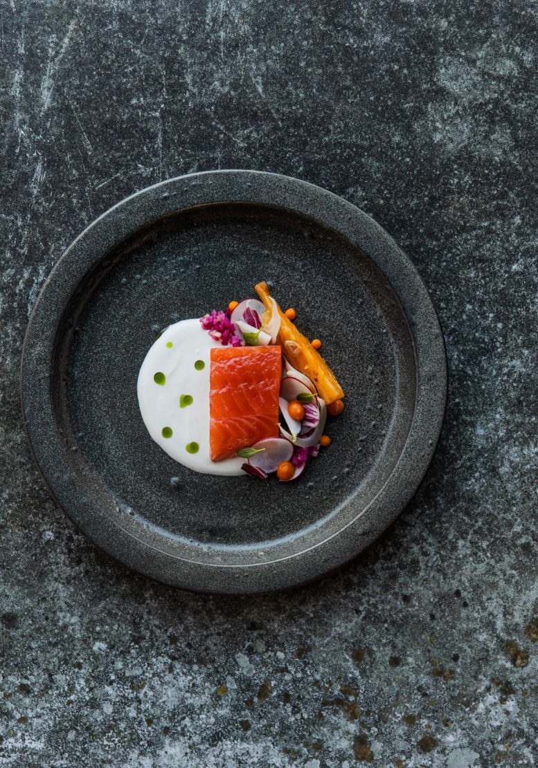 Plat de saumon du Restaurant Nord